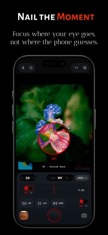 Iris : Manual Camera - Zero Ai iPhone screenshot