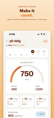 Plately: AI Food Scanner Screenshot 3 of 10