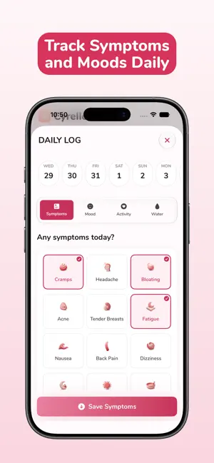 Cyrelle: Period Tracker screenshot 4