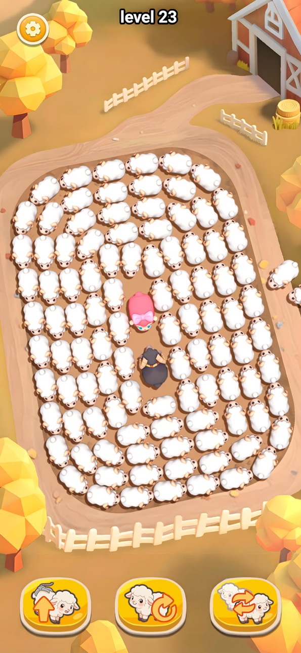Sheep Dash-Farm Animal Escape iOS Mod IPA screenshot 2 - iOS game interface