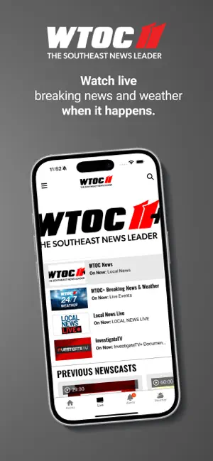 WTOC 11 News screenshot 2