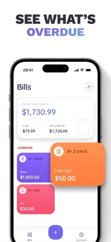 订阅 Bill Tracker screenshot