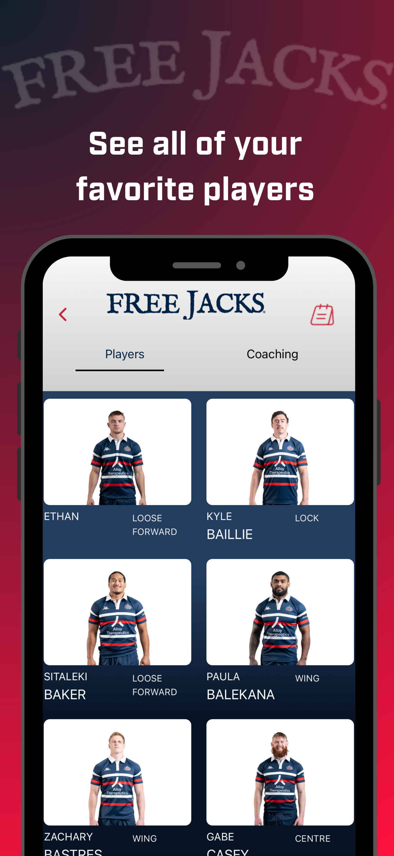 Free Jacks Rugby screenshot 6