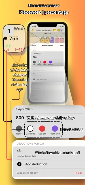 Your salary - Shift calendar screenshot 4