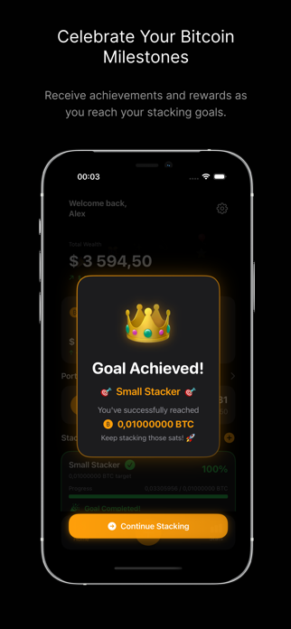Bitcoin Stack Tracker Screenshot 5 of 7