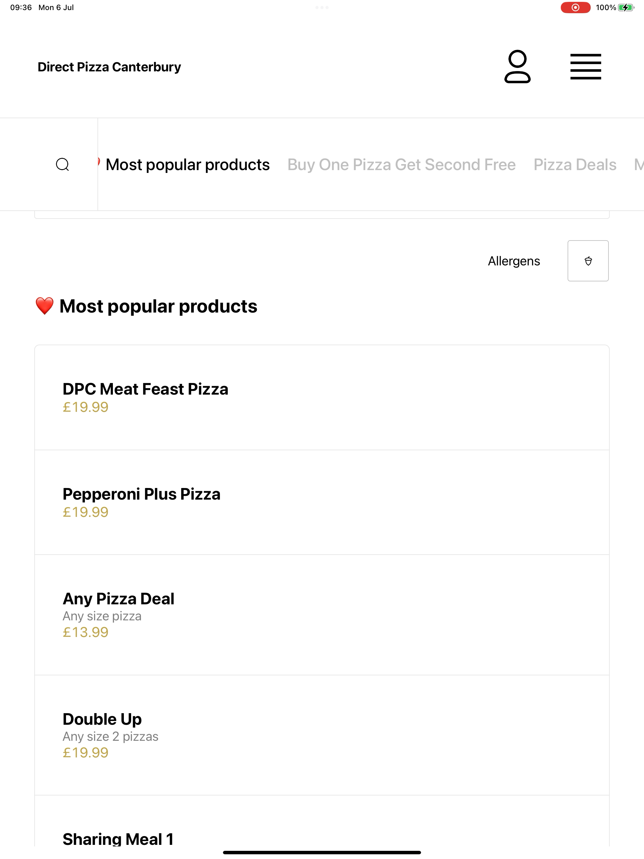 Direct Pizza North Gate screenshot 12