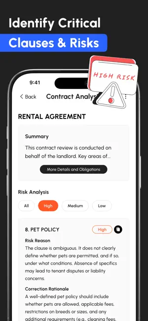 Contract Analyzer AI screenshot 2