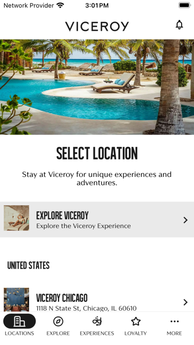 Viceroy Hotels Screenshot