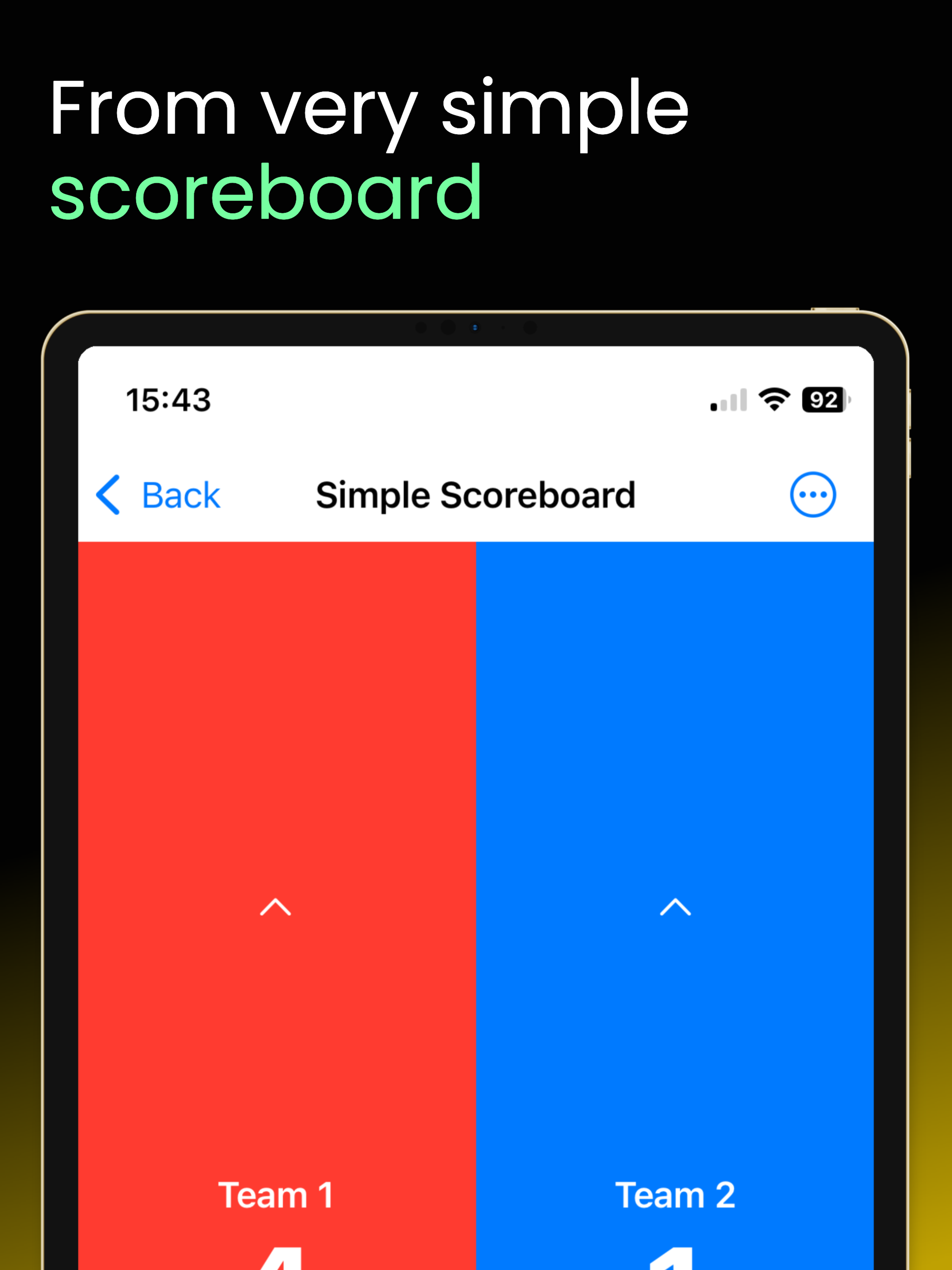 Scoreboard virtual keeper