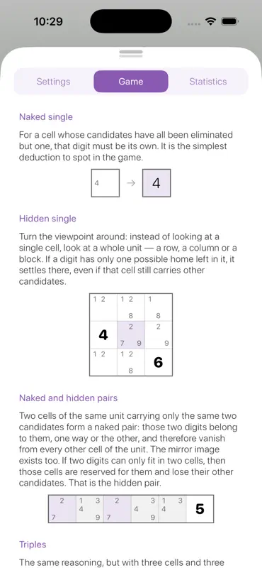 Sudok - Grilles sudoku expert screenshot 7 of 10