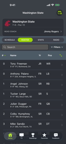 Washington State Football iPhone screenshot