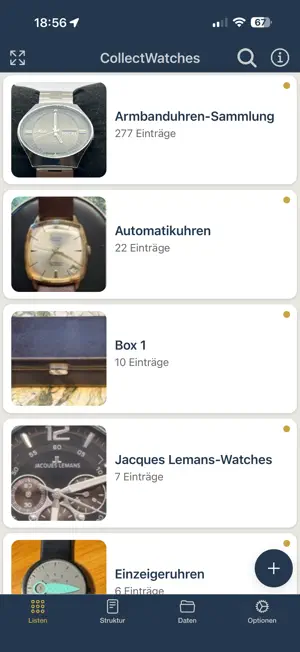 CollectWatches screenshot 1