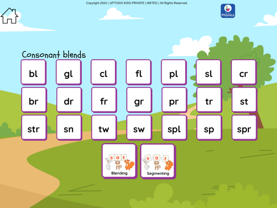 UptoSix Phonics PLUS iPad screenshot