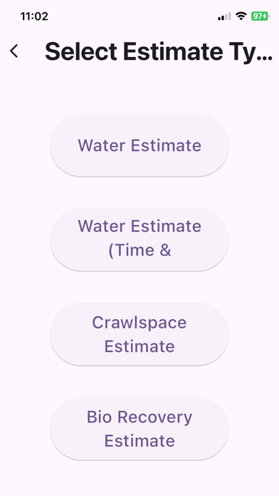 Restoration Estimator Screenshot