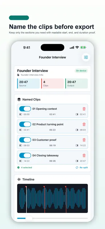 ClipCue Audio screenshot 2 of 5