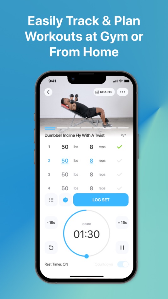 #2. JEFIT Workout Plan Gym Tracker (iOS) De: Jefit Inc.