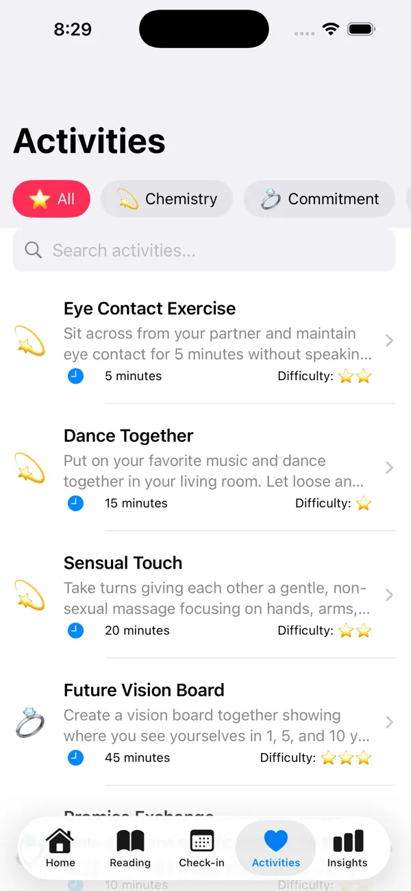 Screenshot #2 pour The 5 C's of Love