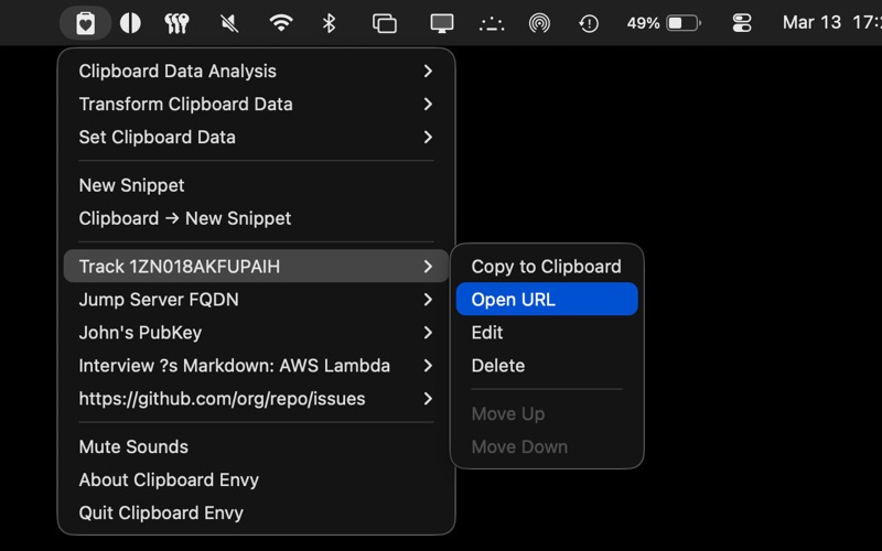 Clipboard Envy screenshot