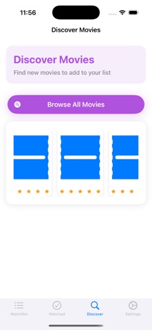 Movie Tracker - Rate Movies iPhone screenshot