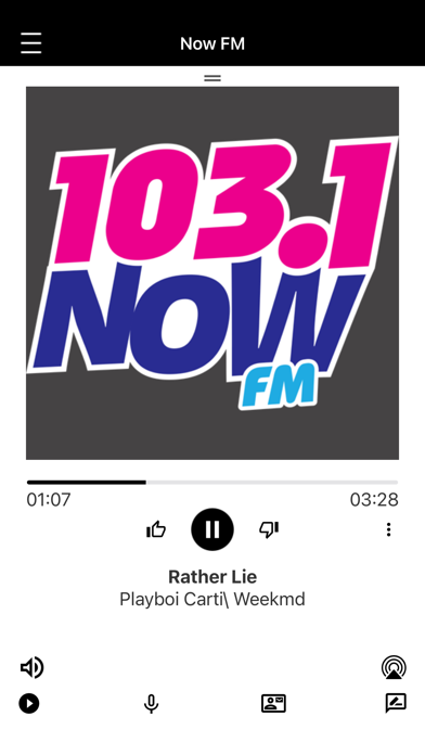 103.1 NOW FM app screenshot