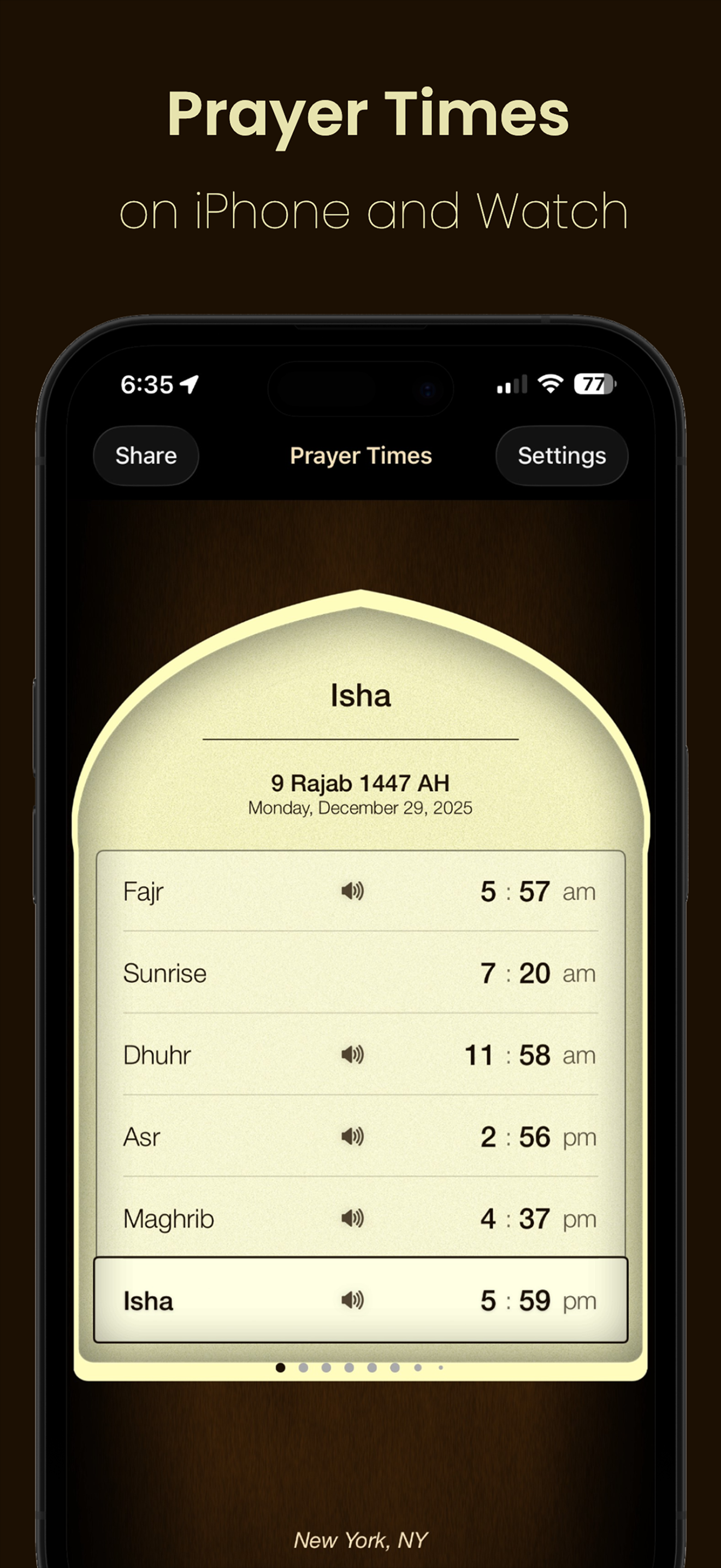 Prayer Times - Azan Alarm