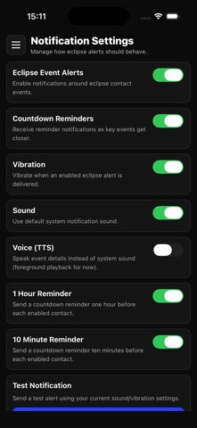 Eclipse Timer screenshot