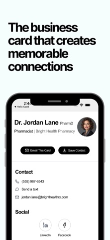 Helix: Digital Business Card screenshot