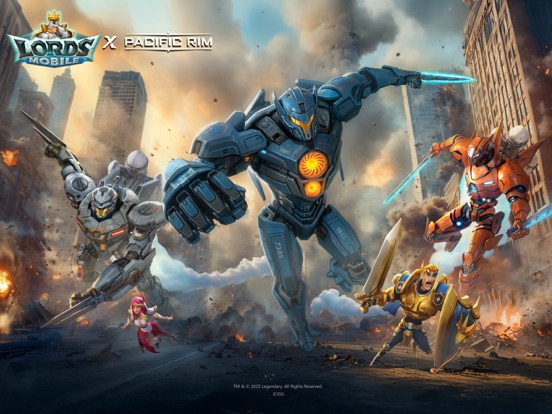 Lords Mobile: Pacific Rim на iPad