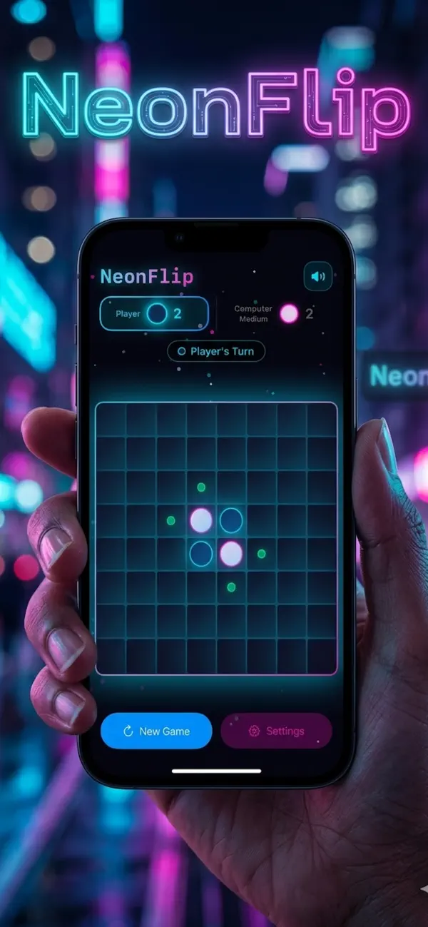 Screenshot #1 pour NeonFlip: Board Game