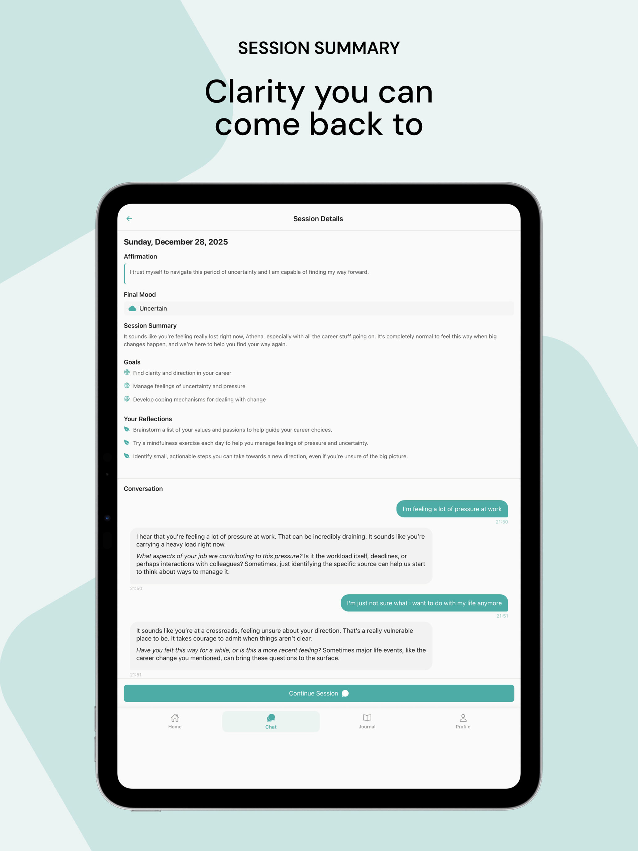 SelfTalk: AI Journal & Chat