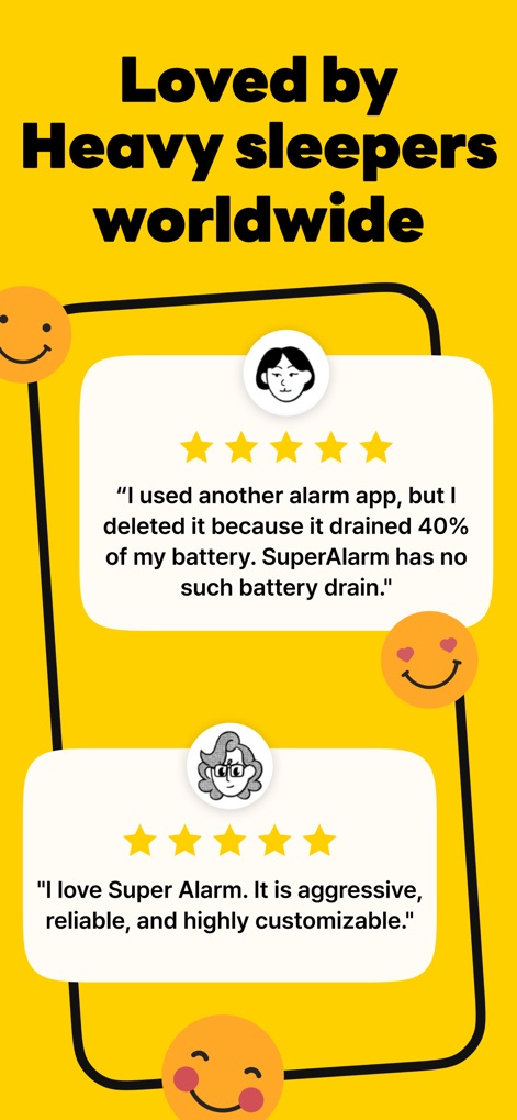 SuperAlarm - Loud Alarm Clock - Discover why users worldwide love SuperAlarm, with authentic customer testimonials highlighting its effectiveness and consistent 5-star ratings.