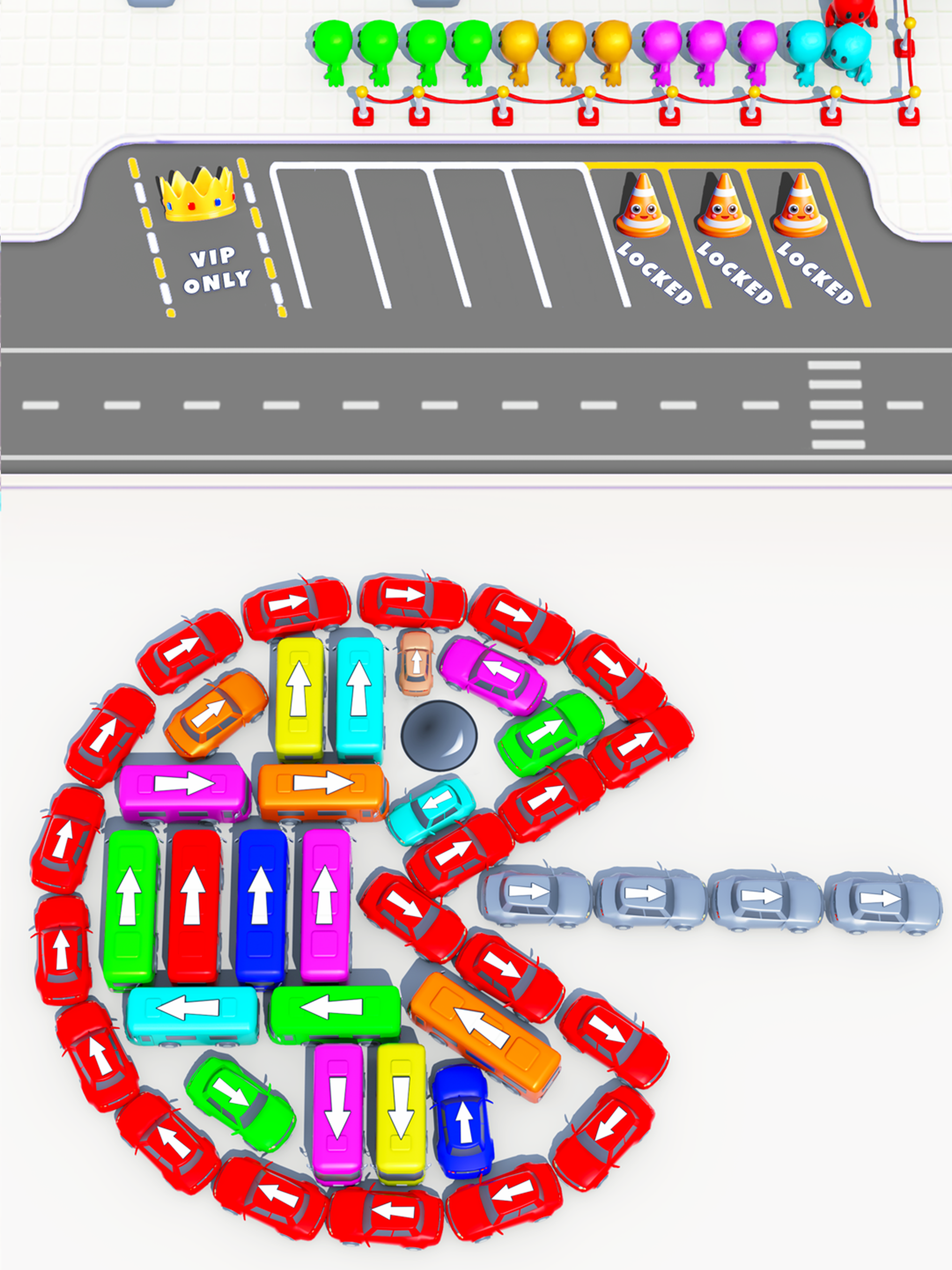 Bus Out Traffic Puzzle Game screenshot 8