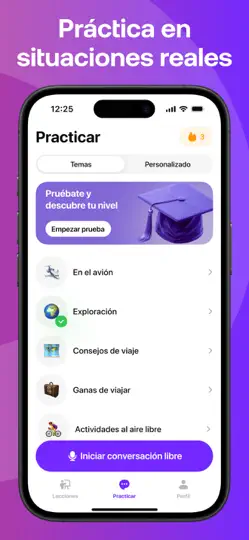 Captura de pantalla de Praktika – Habla Inglés Ahora en iPhone 6