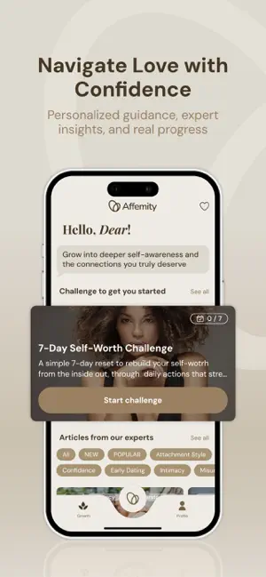Affemity: Relationship Coach screenshot 1