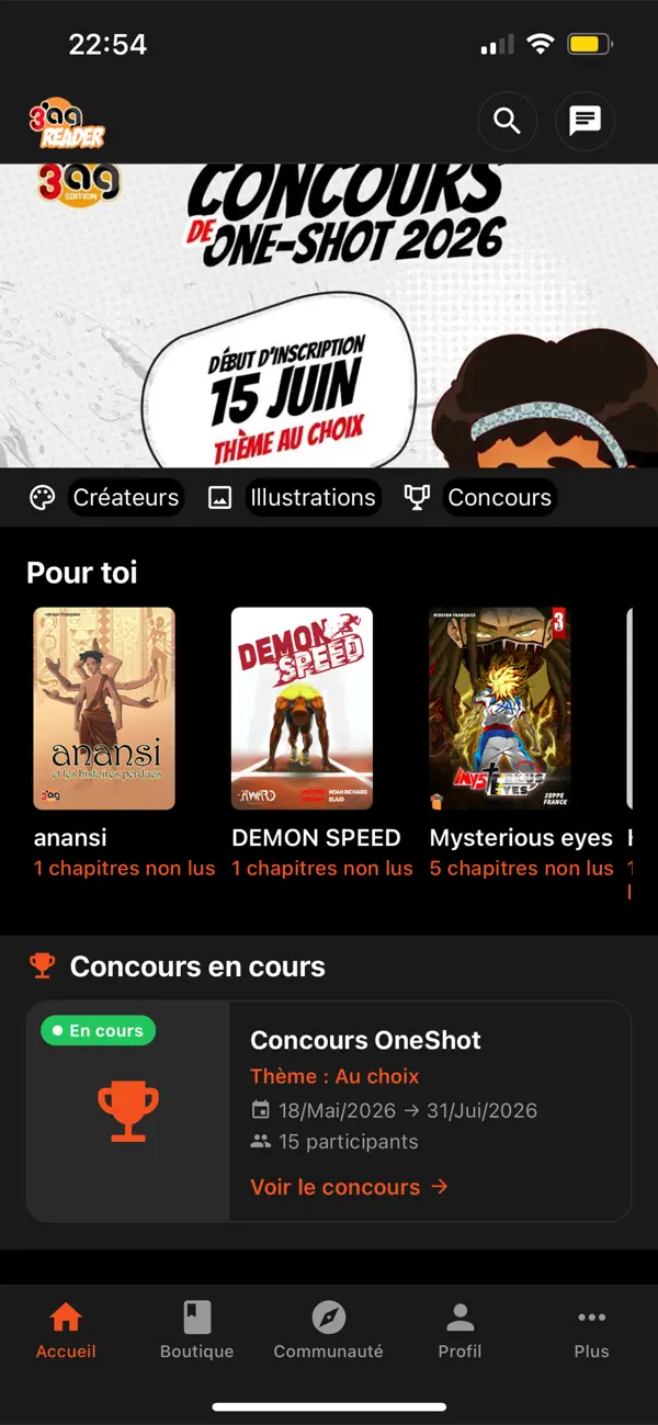 Screenshot #1 pour 3ag Reader