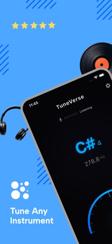 TuneVerse: Guitar & Bass Tuner screenshot