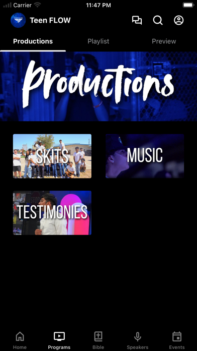 Teen F.L.O.W. Youth Ministries iPhone screenshot 2 - Education app