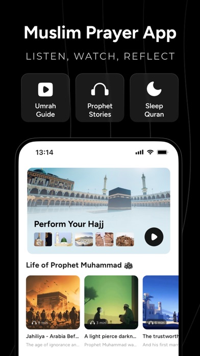 Screenshot #1 pour Hajo - Quran, Prayer & Hajj