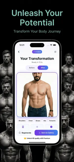 MedaBody: AI Muscle Editor screenshot 2