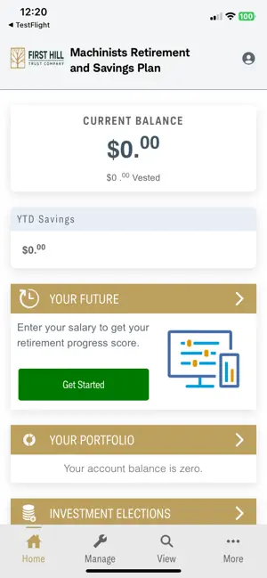 Machinists Retirement Plan screenshot 2