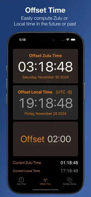 Zulu Time screenshot 2