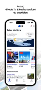 ici : actu locale, radio, TV screenshot #2 for iPhone