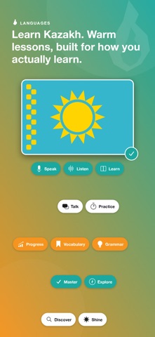 Learn Kazakh - LingFast Screenshot 1 of 8