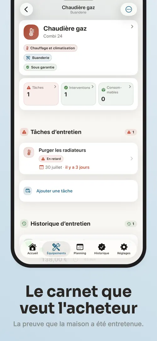 Dwellog sur iPhone : capture d’écran 5 sur 7