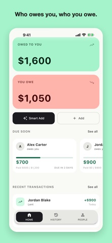 Lendnote: Smart Debt Tracker Screenshot 1 of 7