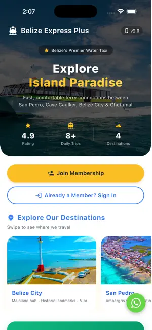 Belize Express Plus screenshot 1