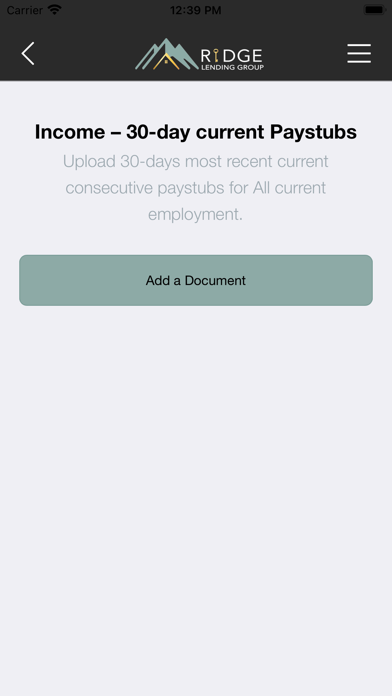 RidgeWay Lending Screenshot