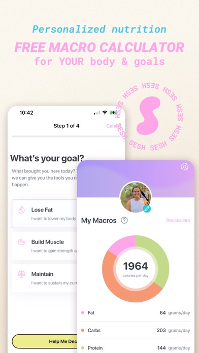 Sesh: Women Fitness & Workouts Screenshot
