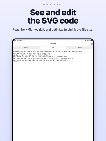 SVG Converter & Viewer iPad screenshot