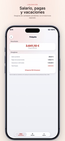 Calculadora Finiquito Screenshot 2 of 5